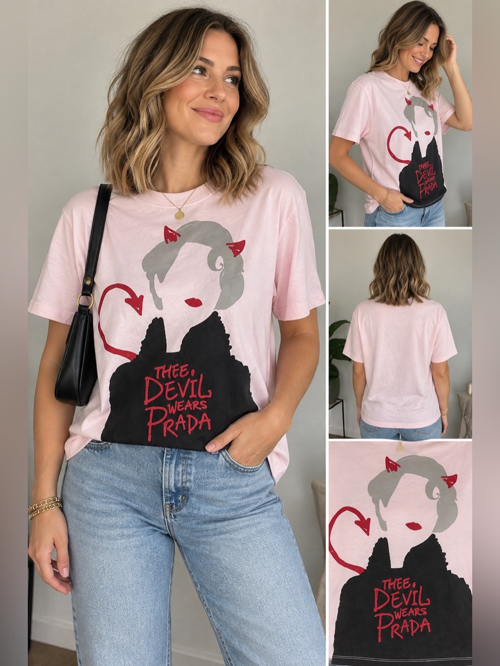 The Devil Wears Prada Pink Graphic T-Shirt Women’s Medium New no tag
